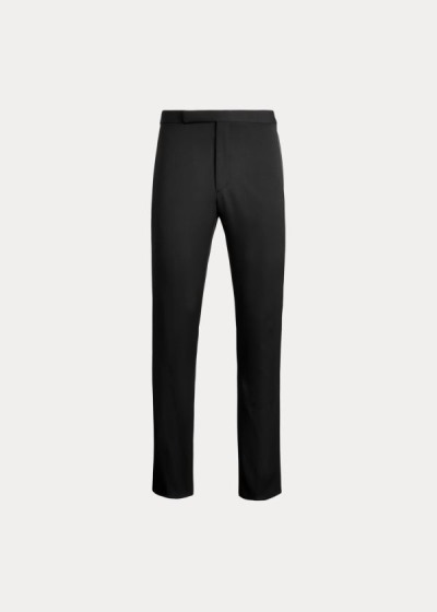 Pantalones Ralph Lauren Hombre Negros - Gregory Tuxedo - EMUAF5396